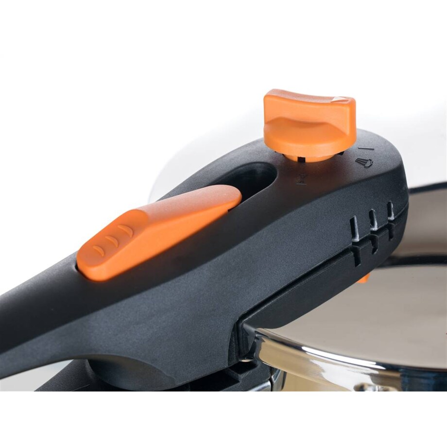 KOMPLET SZYBKOWARY duży + mały pokrywa pokrętło 4 i 6L GARNEK szybkie danie