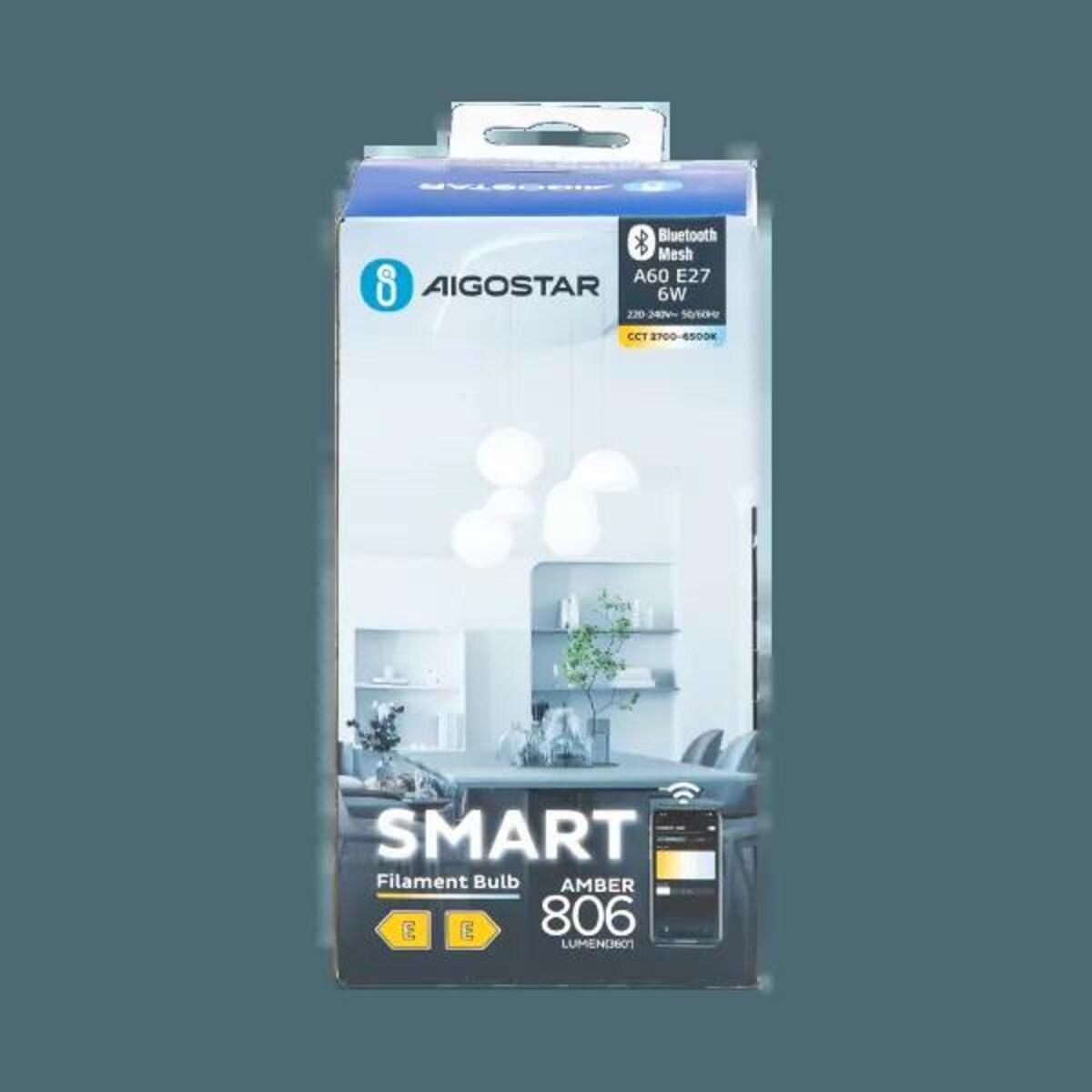 inteligentna żarówka bluetooth mesh a60 6w cct