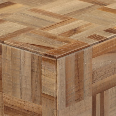 vidaXL Stolik konsolowy, 110x34x80 cm, drewno tekowe z odzysku