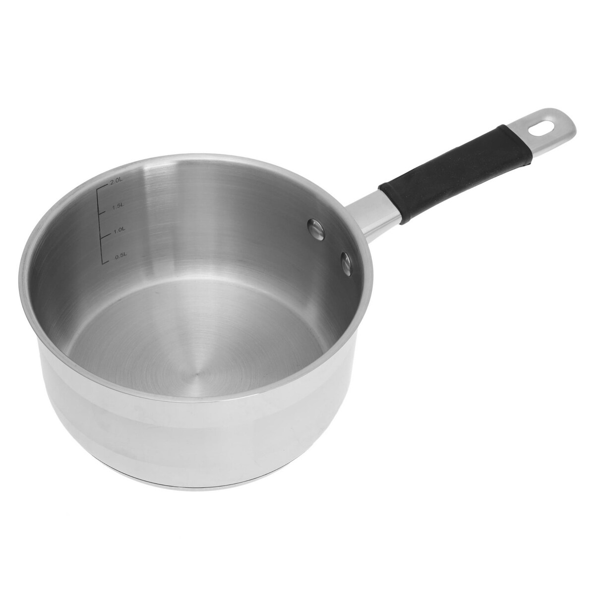 Rondel stalowy z pokrywką indukcja gaz 2.1L 18cm KINGHOFF