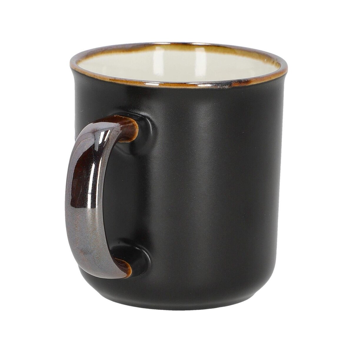 KUBEK ŚWIĄTECZNY Dzwonki 200 ml szary PORCELANOWY