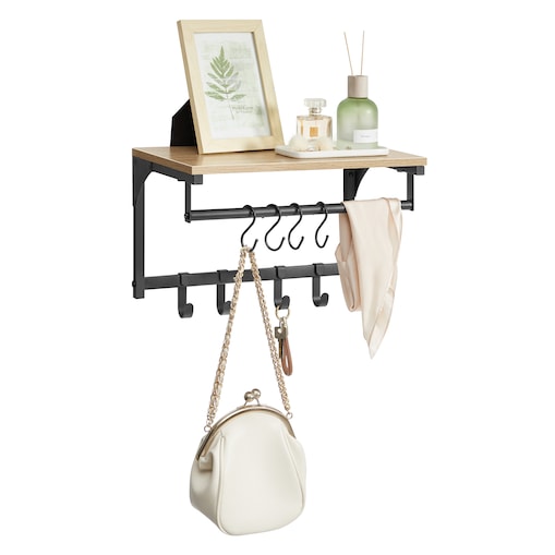 PÓŁKA WISZĄCA ŚCIENNA Z WIESZAKAMI - SONOMA