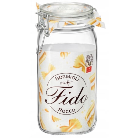 SŁOIK POJEMNIK hermetyczny 1,5 L BORMIOLI FIDO na żywność kapustę grzyby