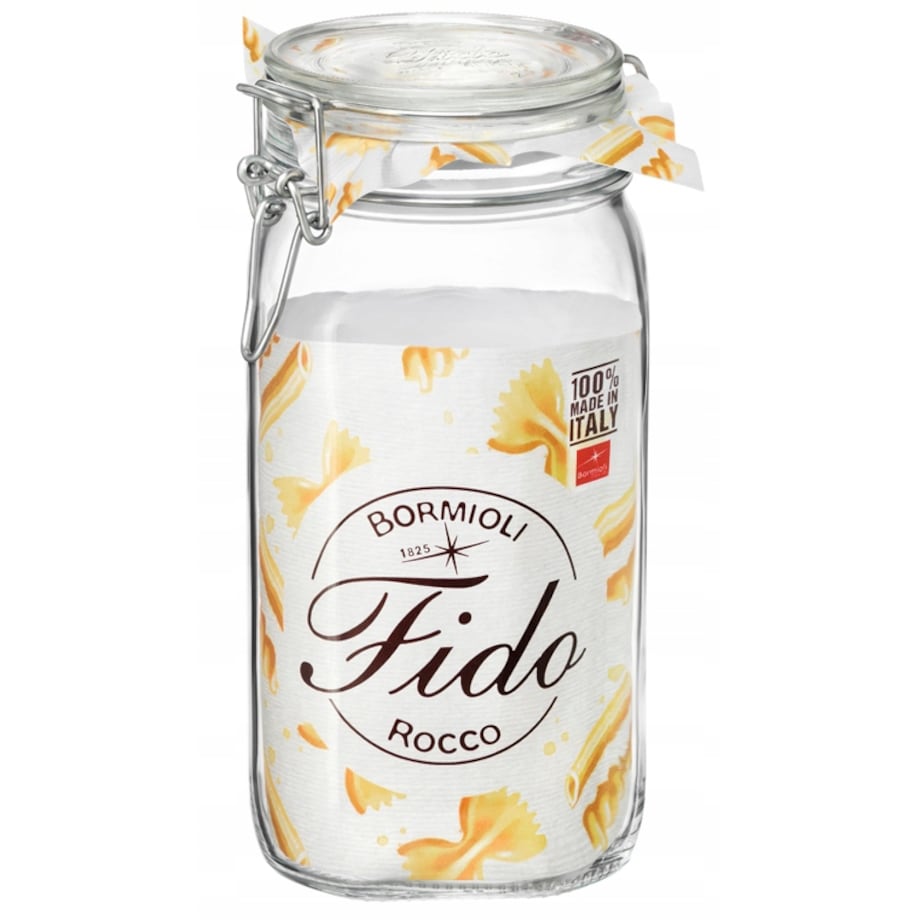 SŁOIK POJEMNIK hermetyczny 1,5 L BORMIOLI FIDO na żywność kapustę grzyby