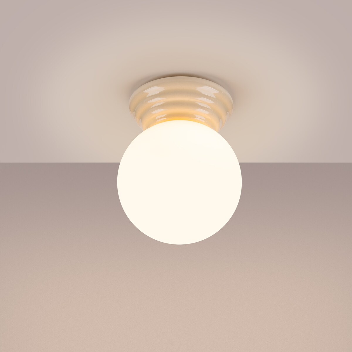 Plafon ZORI beżowy IP44