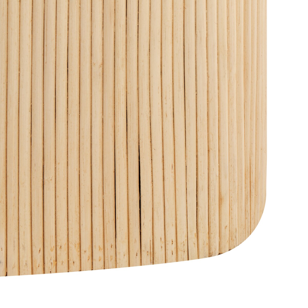 Zestaw 2 stolików kawowych SALANTI Rattan Naturalny ze schowkiem