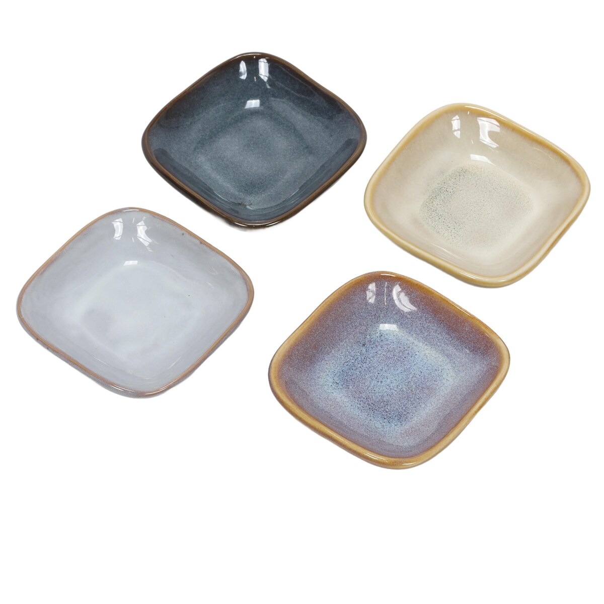 Zestaw miseczek na przekąski w różnych kolorach, 4 szt.