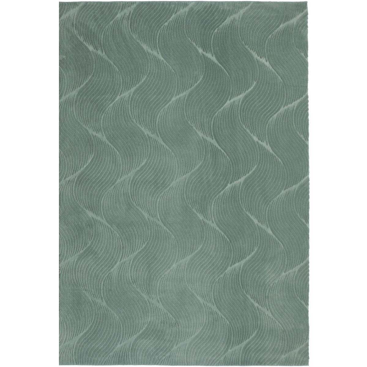Dywan nowoczesny Sater Fala 120x170 cm e-floor OEKO-TEX szarozielony