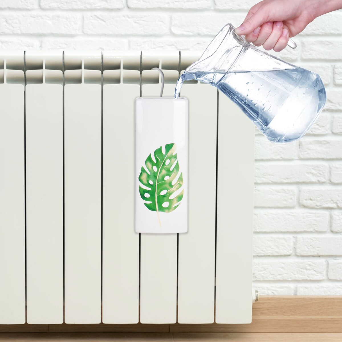 Nawilżacz Powietrza Na Kaloryfer Grzejnik Do Zawieszenia Pojemnik Kwiaty Monstera