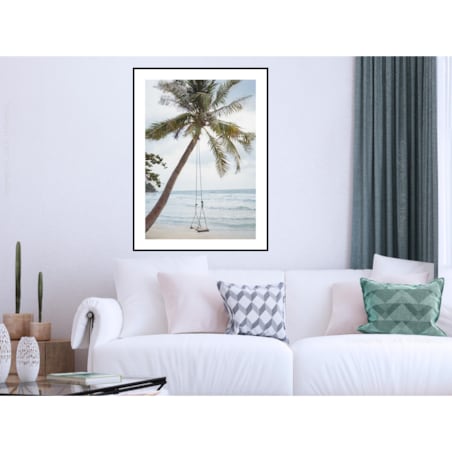 Poster Story, Plakat, Obraz - Huśtawka na Palmie w Tajlandii, wymiary 70 x 100 cm