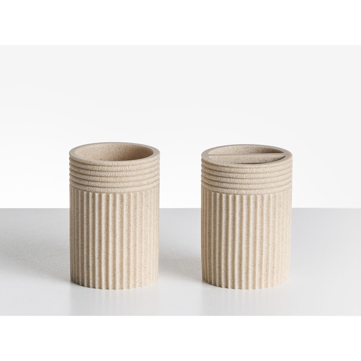 Zestaw akcesoriów łazienkowych 5 elementów CHANCAY Jasnobeżowy