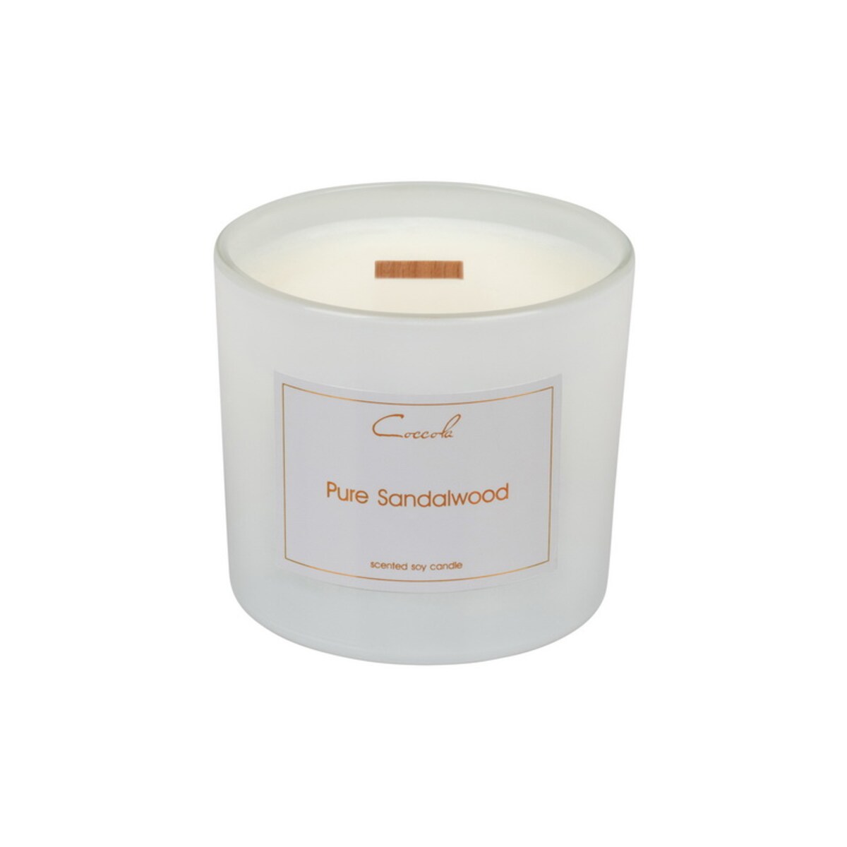 Pure Sandalwood- 190 gram ekologiczna naturalna świeca sojowa