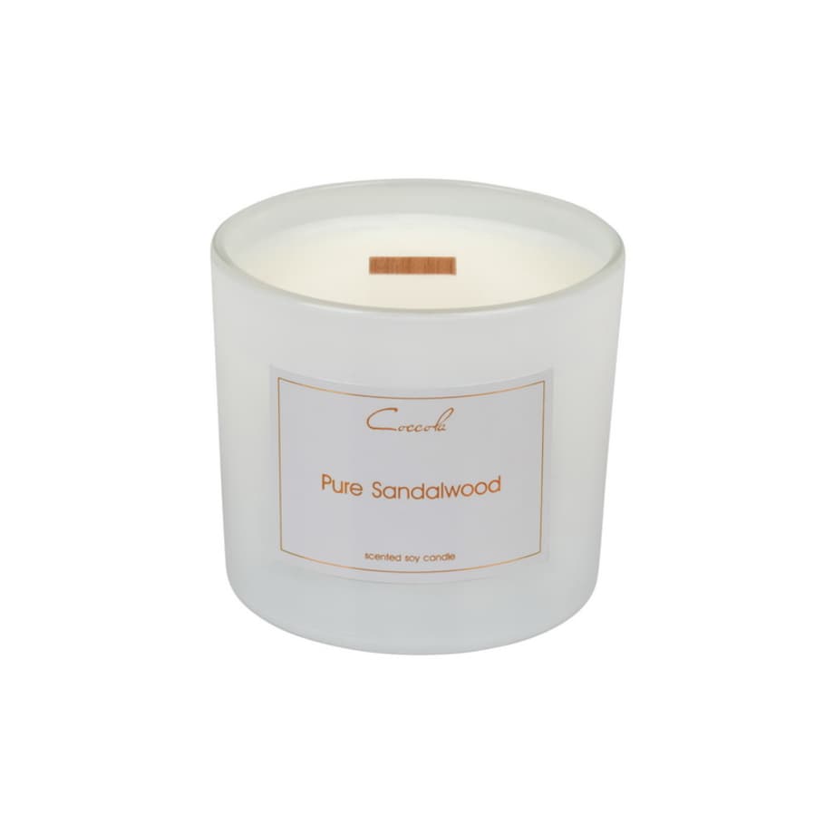 Pure Sandalwood- 190 gram ekologiczna naturalna świeca sojowa