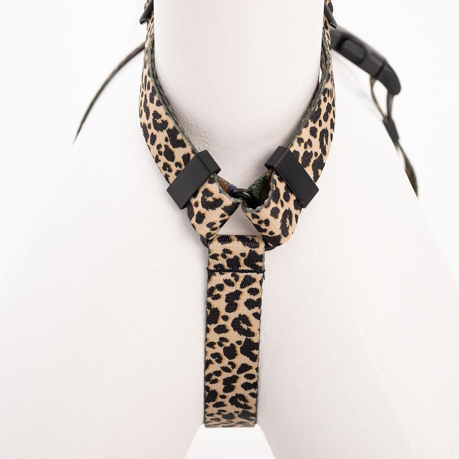 Szelki dla psa lub kota typu guard "Pan tera mi kupi" PANTERKĄ DO GÓRY - Szerokość taśmy: 38mm, Rozmiar: M