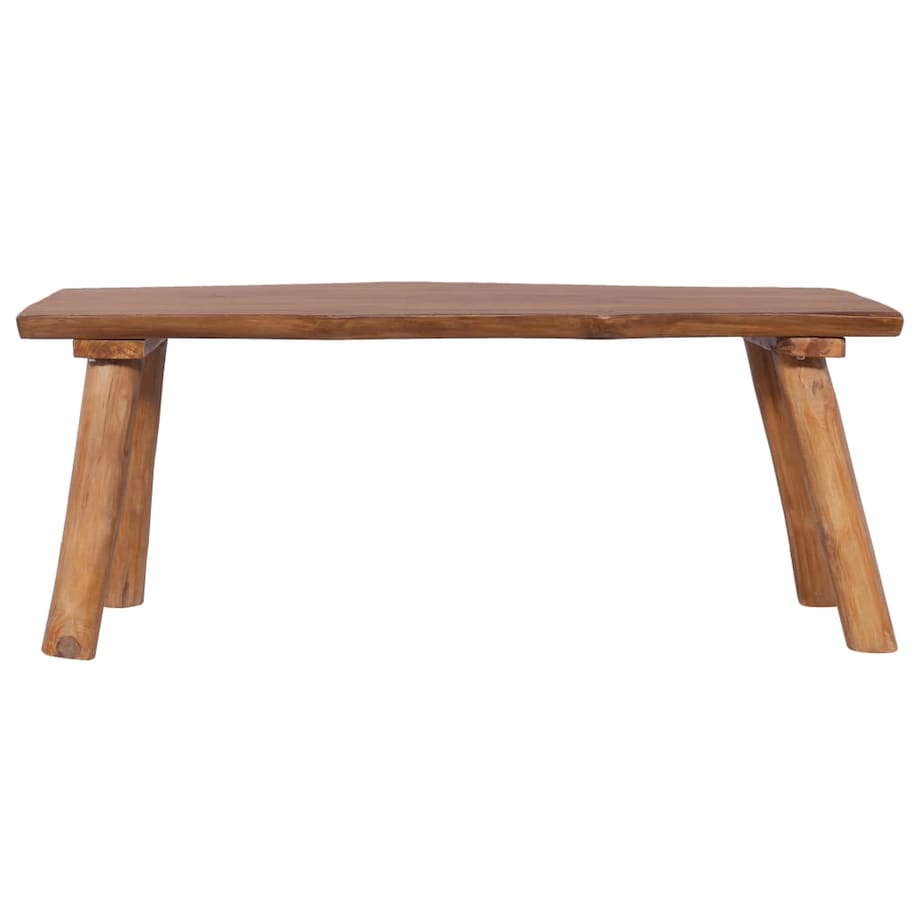 vidaXL Ławka ogrodowa, 120 cm, lite drewno tekowe