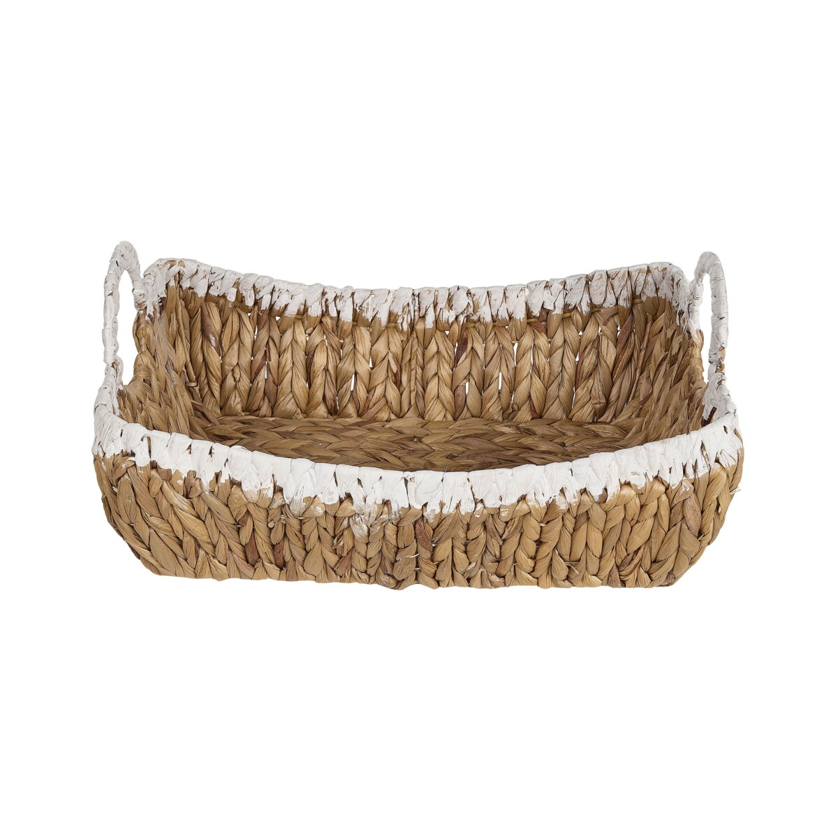 Zestaw 3 koszy z hiacyntu wodnego jasny CAMPHA