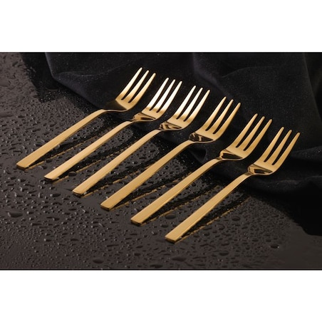 Widelczyk do ciasta Piano Shiny gold 31036