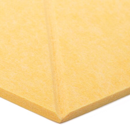 Zestaw 2 szt panel filcowy Felly 40x46 cm płytka heksagon żółty