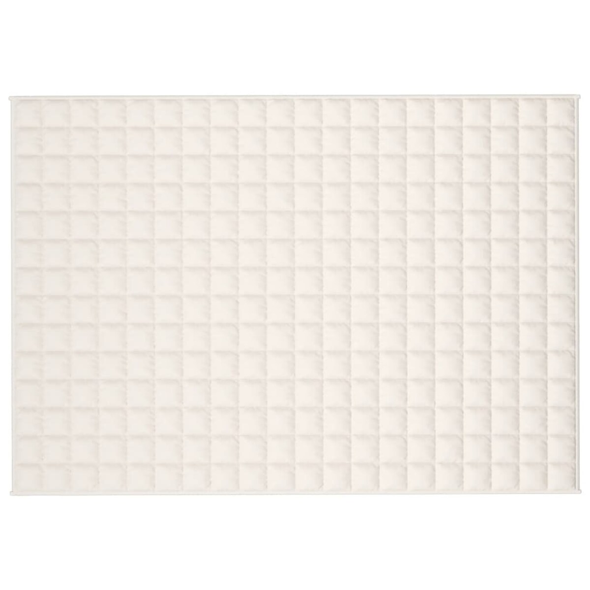 vidaXL Koc obciążeniowy, kremowy, 140x200 cm, 6 kg, tkanina