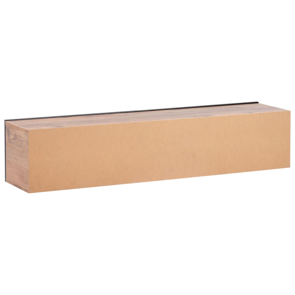 Wisząca szafka RTV GLADSTONE Brązowy/ czarny