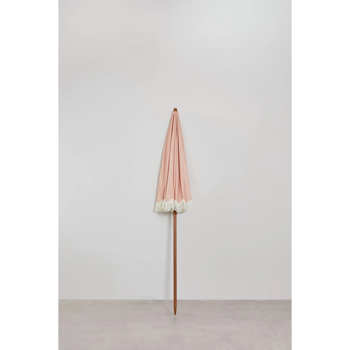 Parasol ogrodowy retro pudrowy róż Mika Ø175 cm