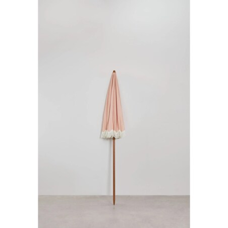 Parasol ogrodowy retro pudrowy róż Mika Ø175 cm