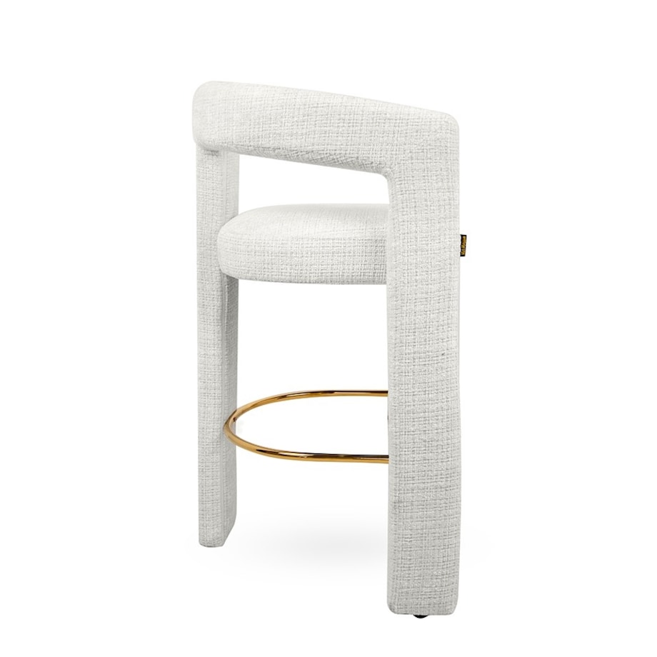 Krzesło barowe LOGAN białe