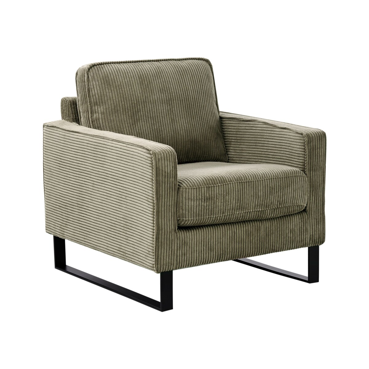 Fotel VIND Sztruks Zielony