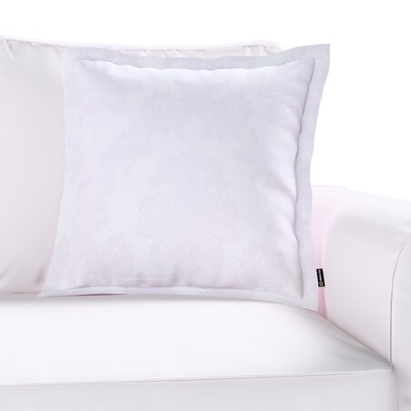 Poszewka Mona na poduszkę 45x45 liście akantu na białym tle