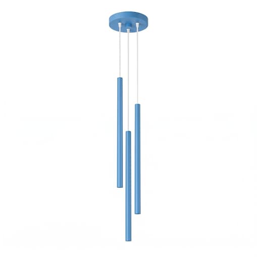 Lampa wisząca PASTELO 3P błękitna