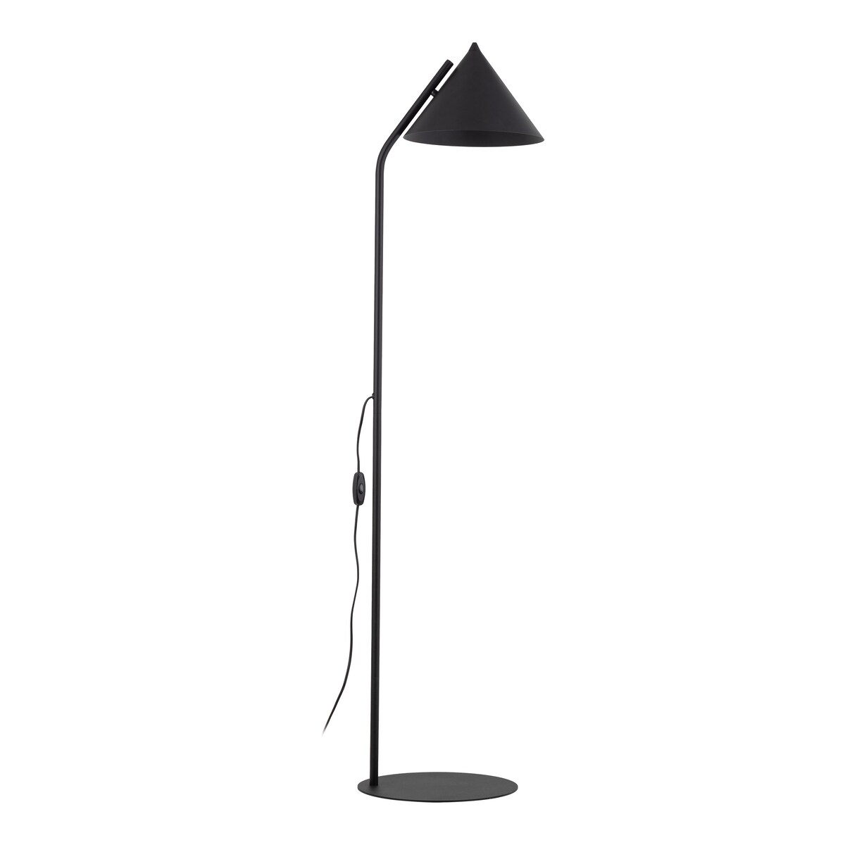 Lampa podłogowa TK Lighting CONO BLACK 16010 czarna E27 do salonu sypialni nowoczesna metalowa