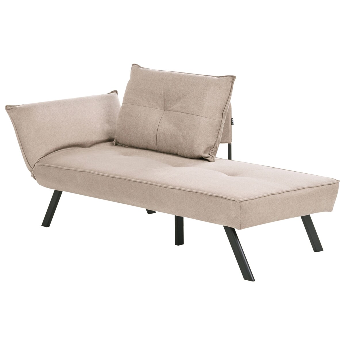 Szezlong lewostronny ROCAMADOUR Beżowoszary