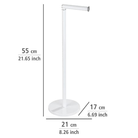 Stojak na papier toaletowy z uchwytem, 2w1, WENKO