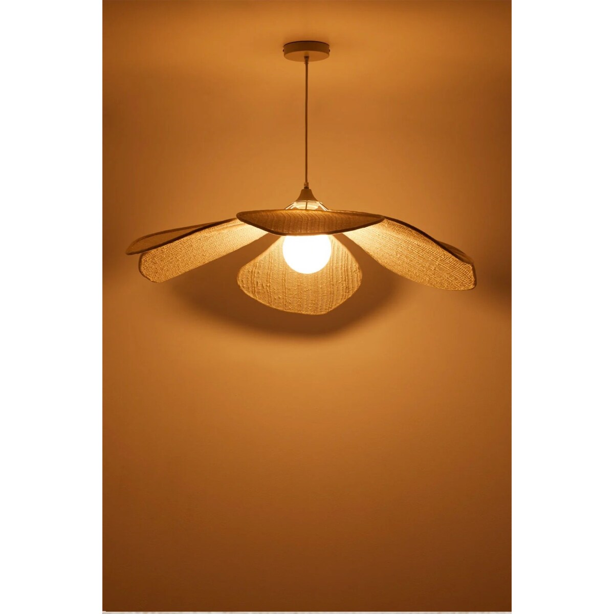 Lampa sufitowa kremowa Benavid Ø100 cm