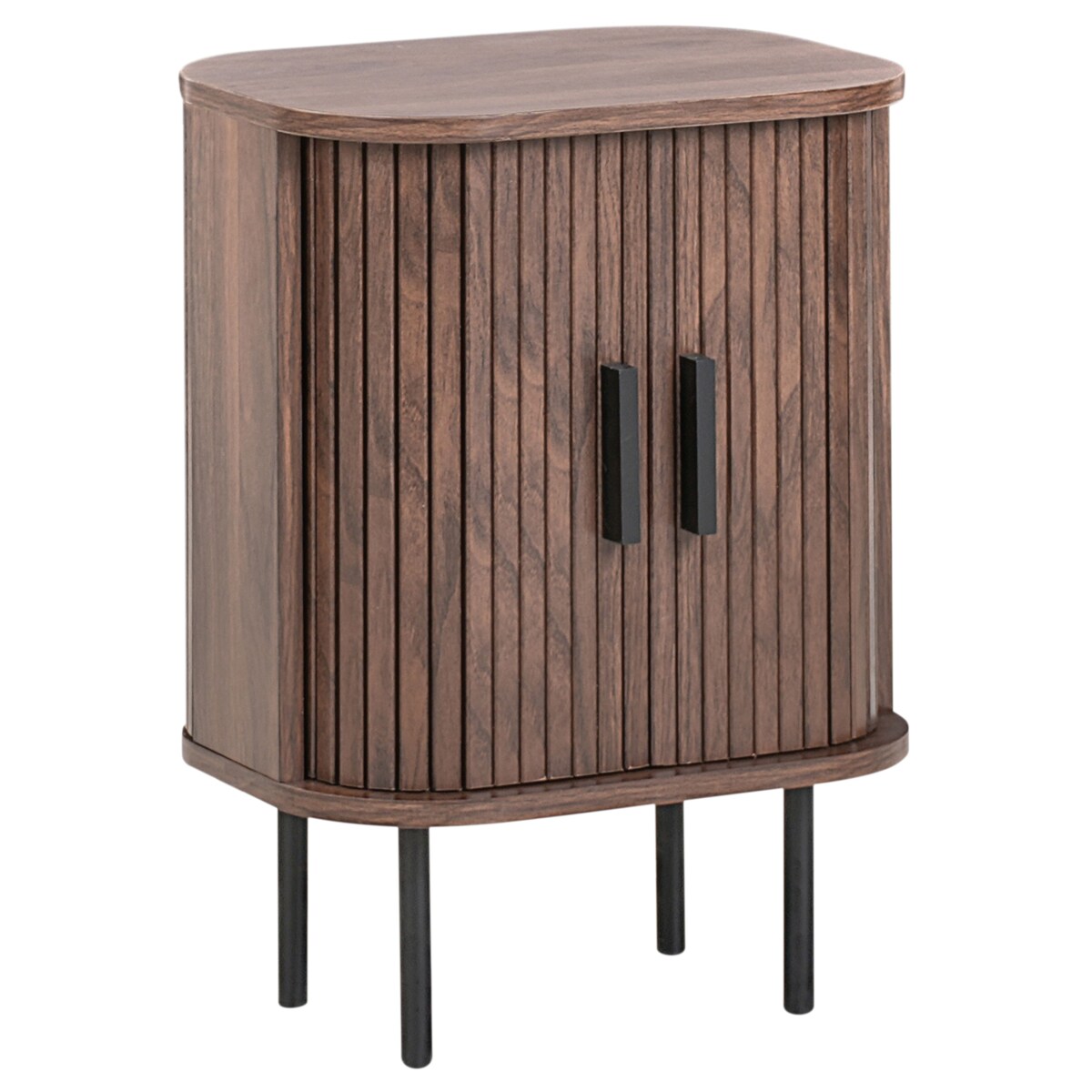Szafka nocna BRADLEY Ciemnobrązowy