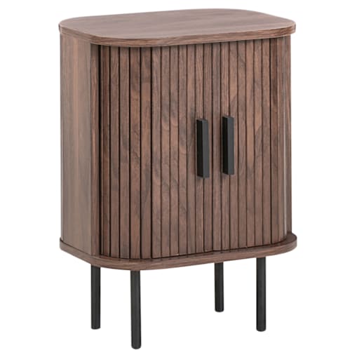 Szafka nocna BRADLEY Ciemnobrązowy