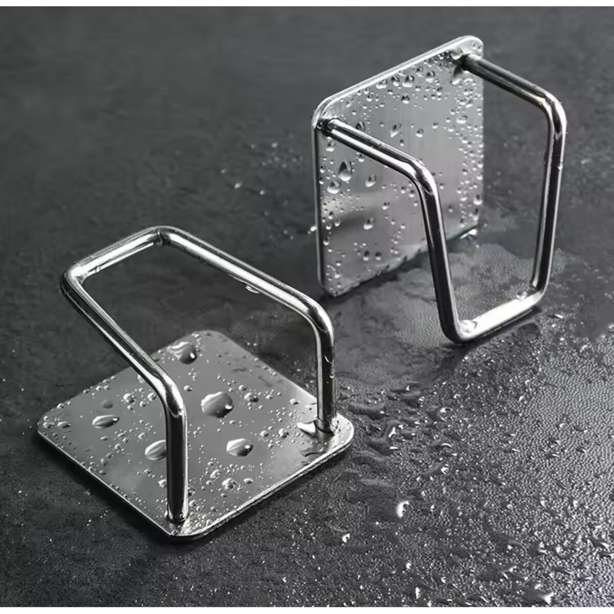 Uchwyt na zmywak SHP POMAX czarny