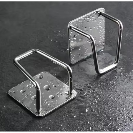 Uchwyt na zmywak SHP POMAX czarny