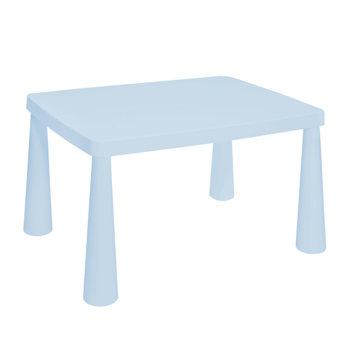 Stolik dla dzieci plastikowy niebieski stabilny stoliczek