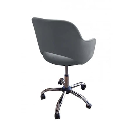 Fotel IZMA VELVET szary