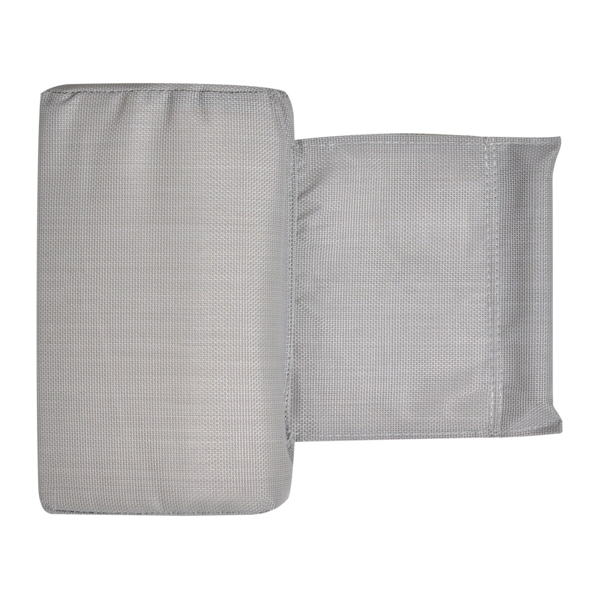 Zestaw 2 leżaków ogrodowych SORONI Metal Jasnoszary