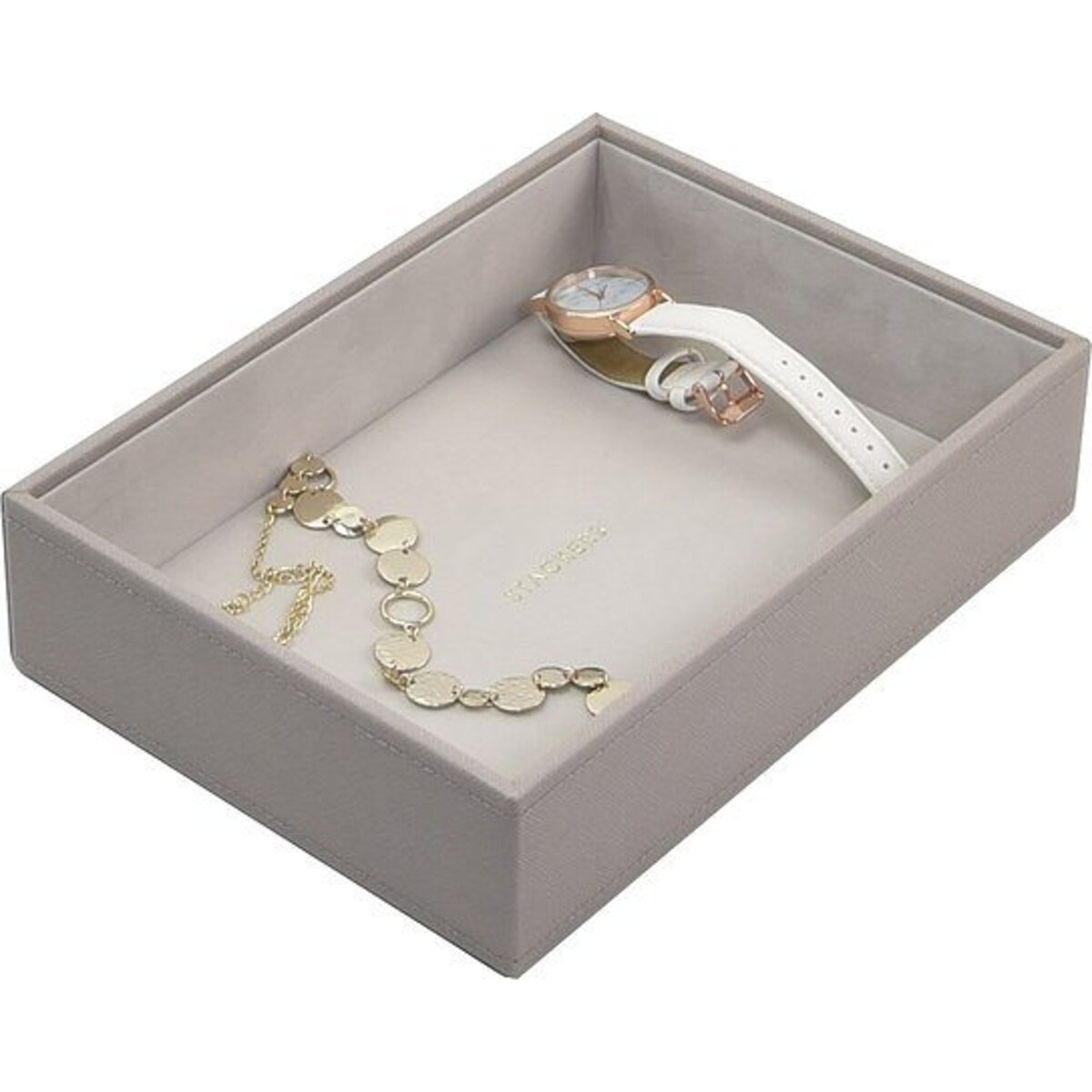 Szkatułka na biżuterię Stackers open classic taupe