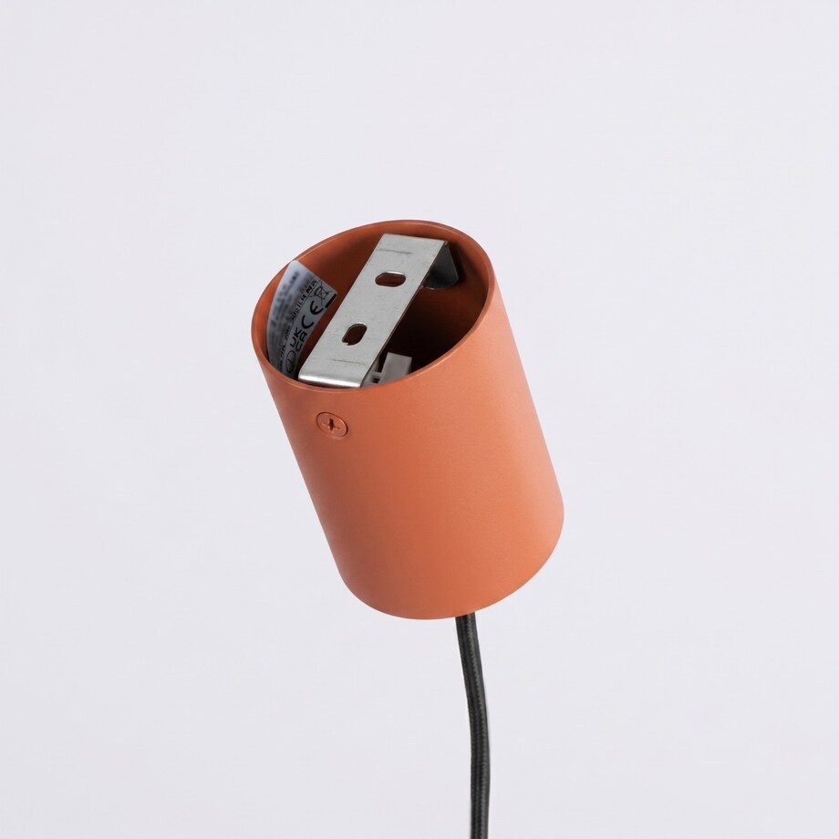 Żyrandol AURA 4 ochra czerwona Gx53