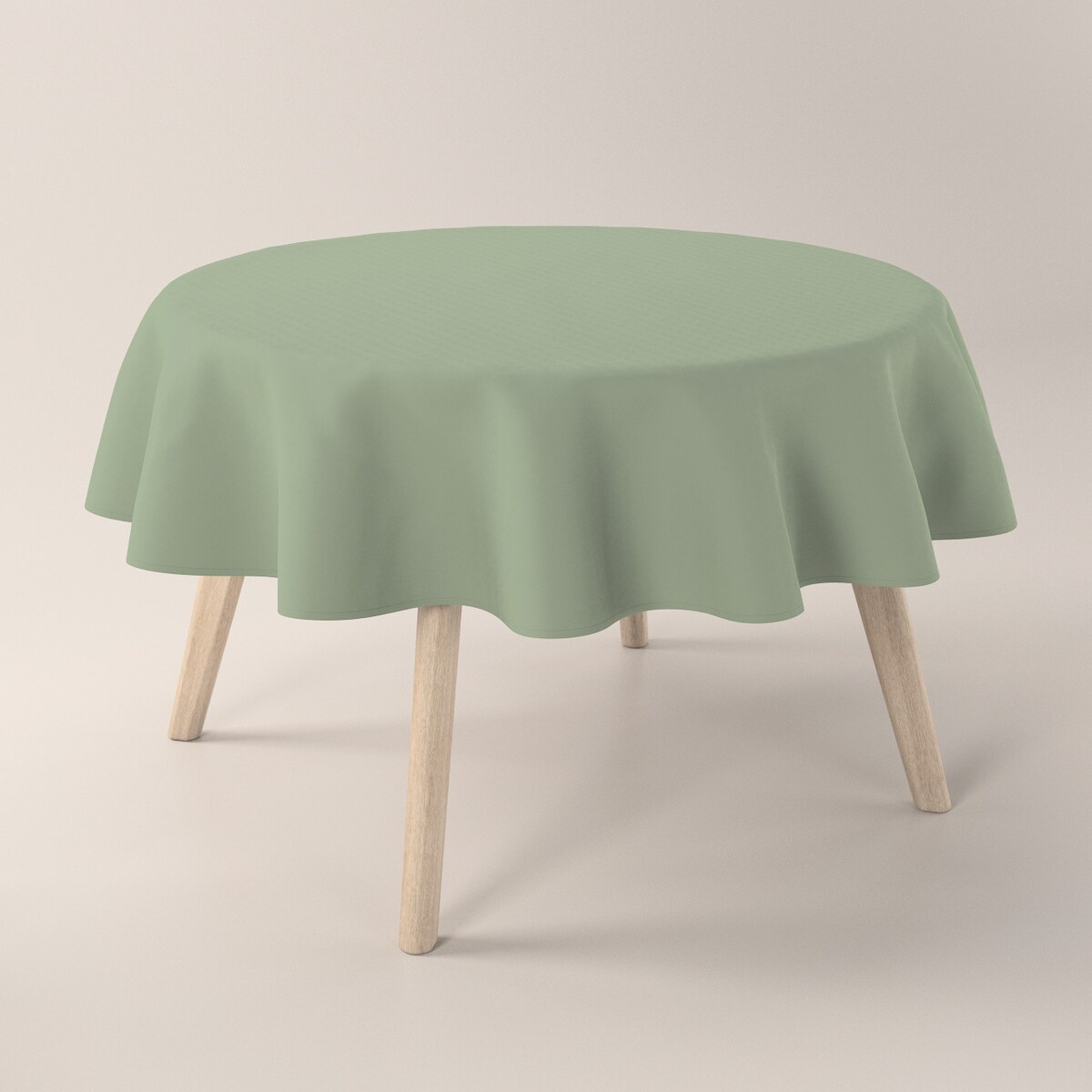 Obrus okrągły 160 x 160 cm szałwiowy