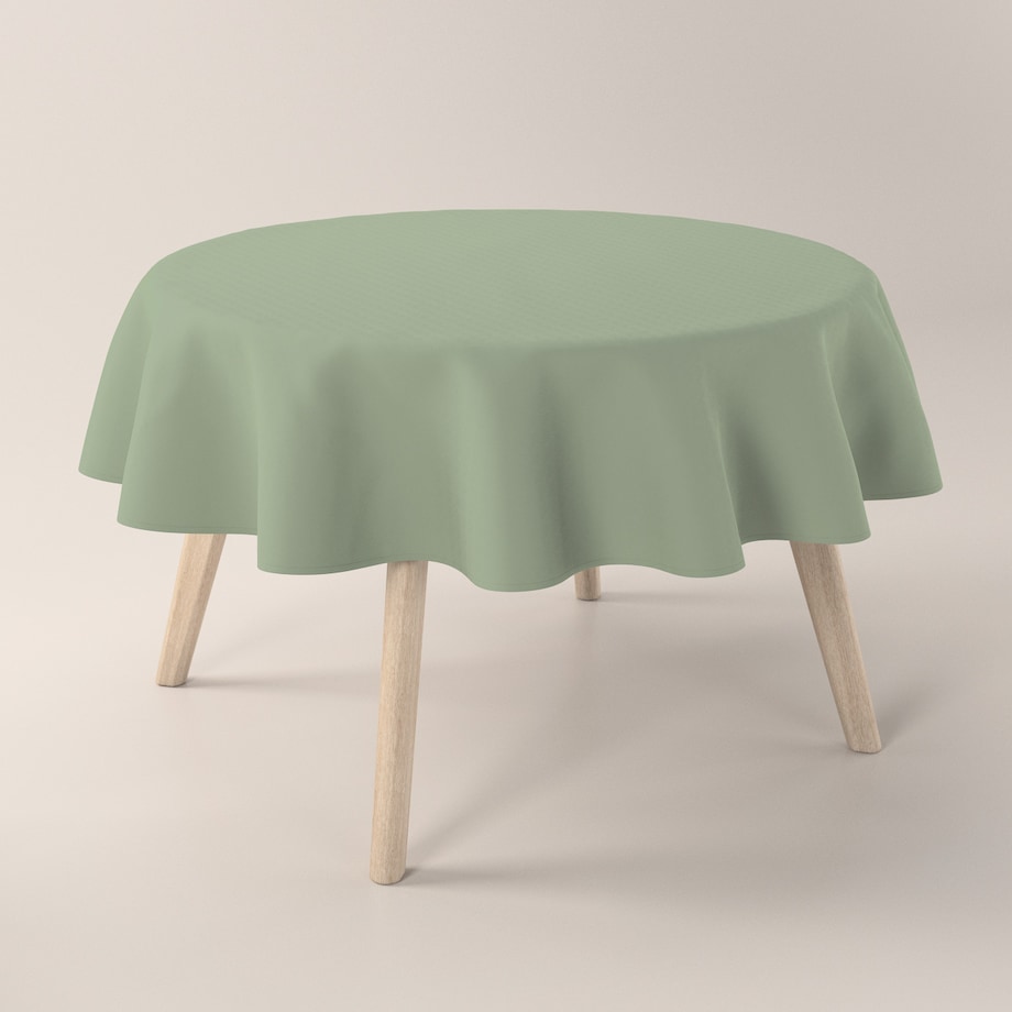 Obrus okrągły 160 x 160 cm szałwiowy