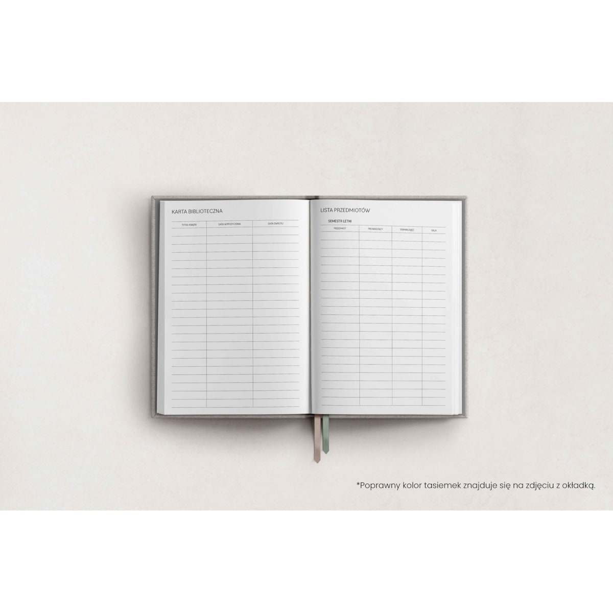 AKADEMICKI PLANNER KSIĄŻKOWY. PLANER STUDENTA. LIGHT PINK ROSE