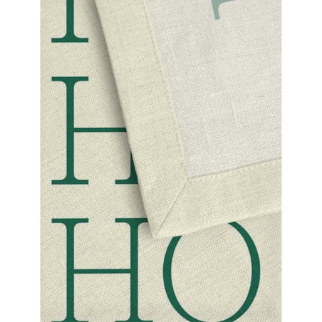 Serwetki świąteczne - HO HO HO - zielone (2szt.)