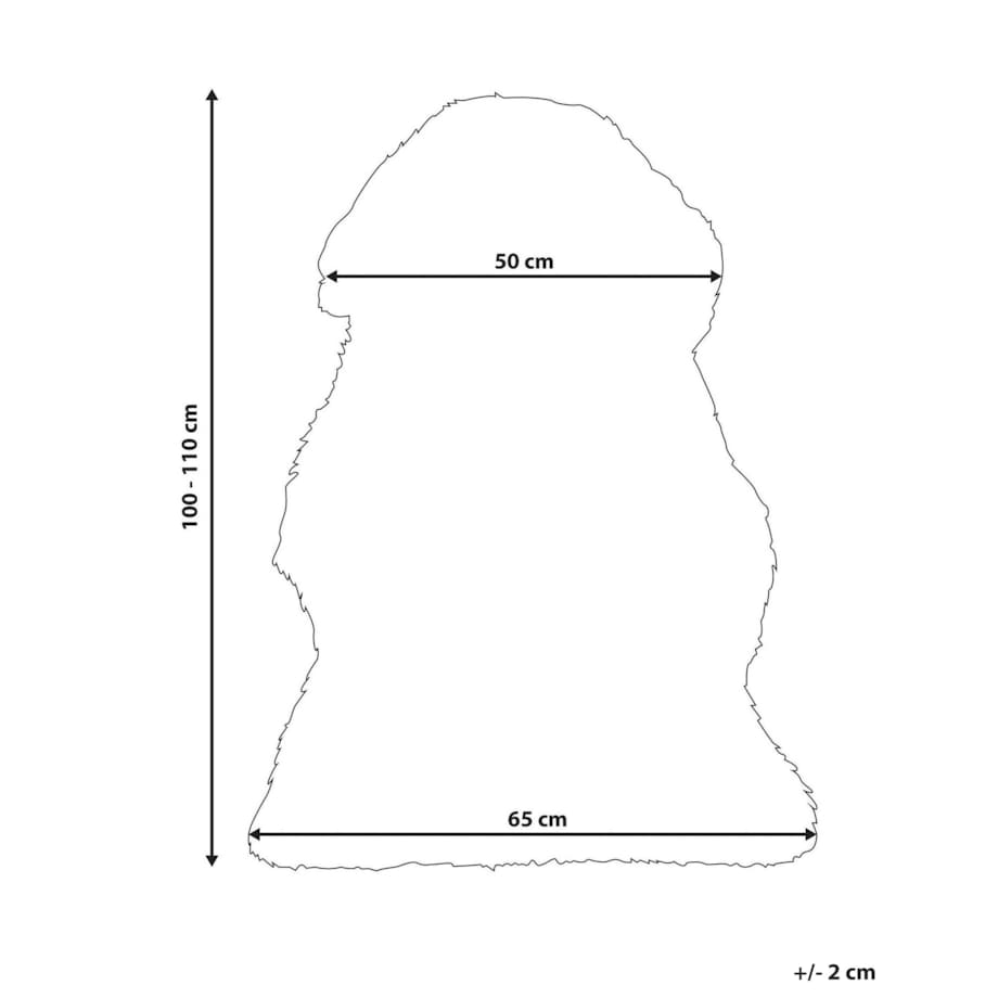 Skóra owcza brzoskwiniowa ULURU