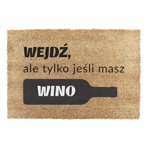 Wycieraczka z włókna kokosoweg Wino