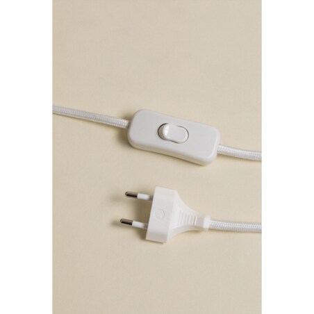 Lampa stołowa tapicerowana Pianela, ciemnoróżowa, 35 cm